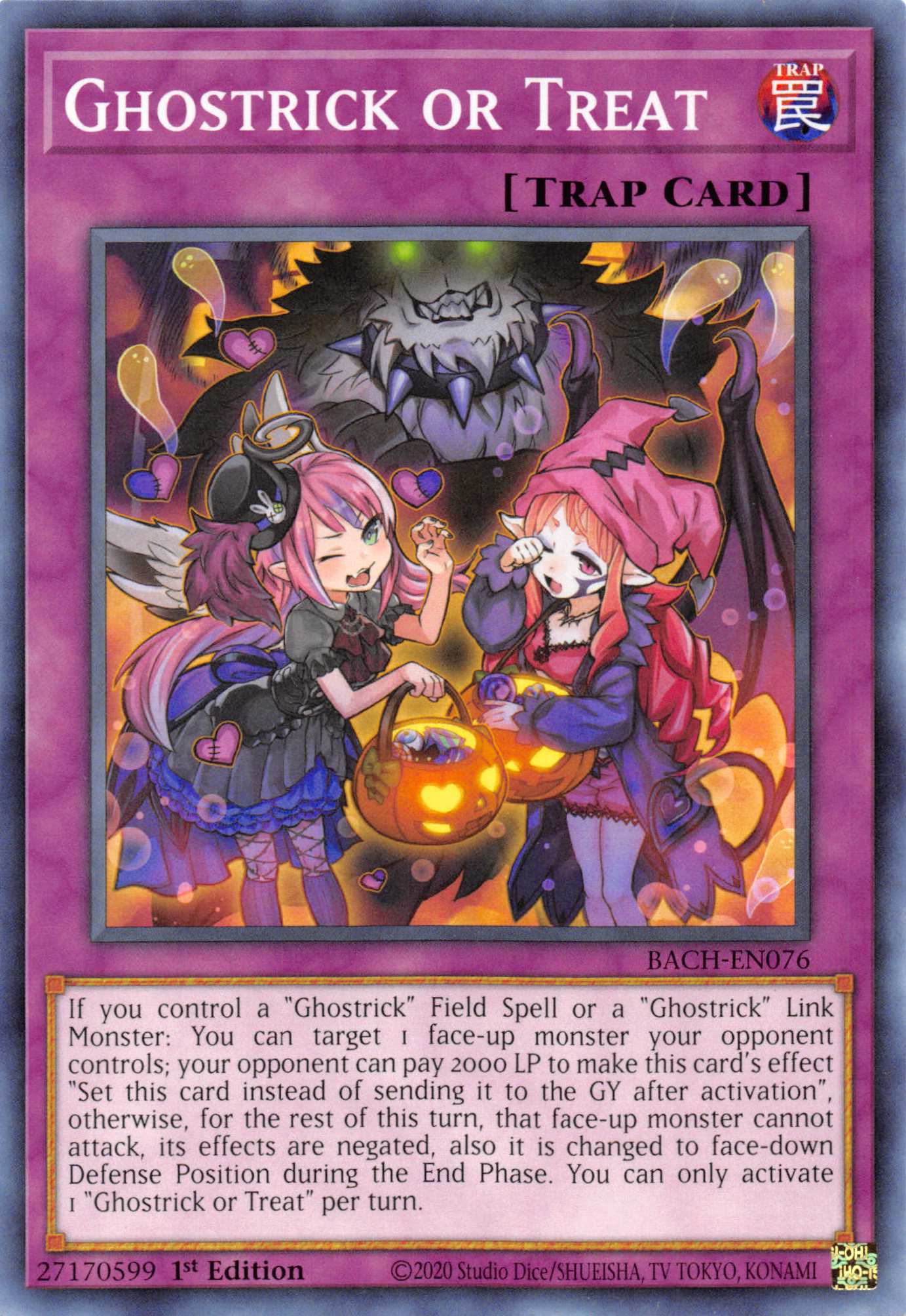 Ghostrick or Treat [BACH-EN076] Common | Exor Games New Glasgow