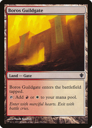 Boros Guildgate [Commander 2013] | Exor Games New Glasgow