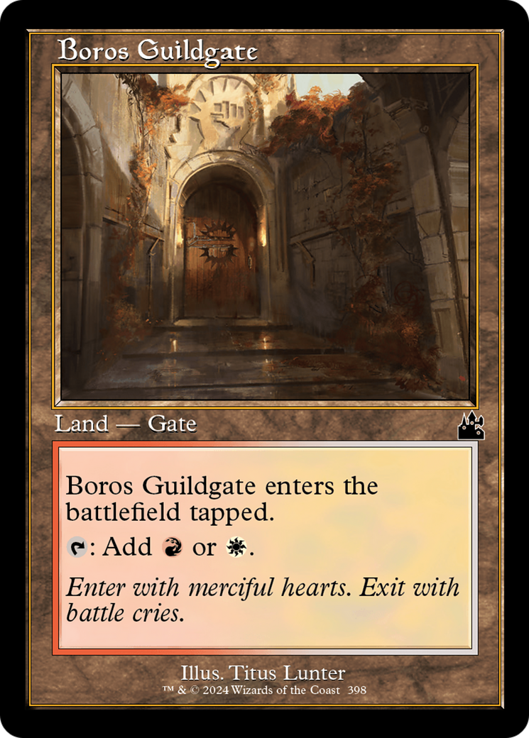 Boros Guildgate (Retro Frame) [Ravnica Remastered] | Exor Games New Glasgow