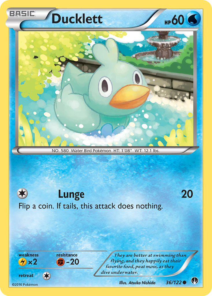 Ducklett (36/122) [XY: BREAKpoint] | Exor Games New Glasgow