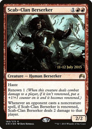 Scab-Clan Berserker [Magic Origins Promos] | Exor Games New Glasgow