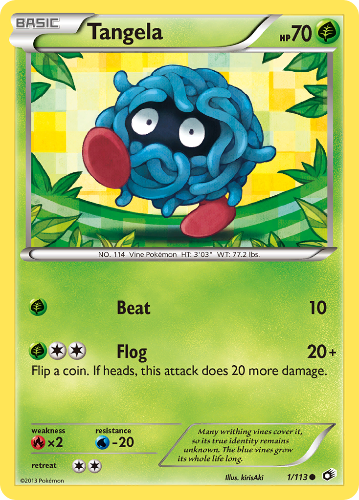 Tangela (1/113) [Black & White: Legendary Treasures] | Exor Games New Glasgow