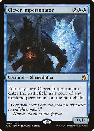 Clever Impersonator [Khans of Tarkir] | Exor Games New Glasgow