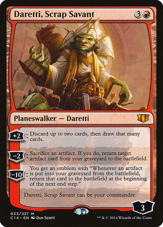 Daretti, Scrap Savant [Commander 2014] | Exor Games New Glasgow