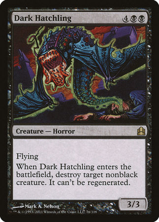 Dark Hatchling [Commander 2011] | Exor Games New Glasgow