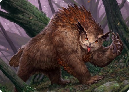 Owlbear Art Card [Dungeons & Dragons: Adventures in the Forgotten Realms Art Series] | Exor Games New Glasgow