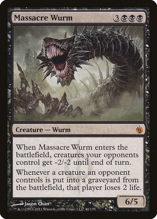 Massacre Wurm [Mirrodin Besieged] | Exor Games New Glasgow