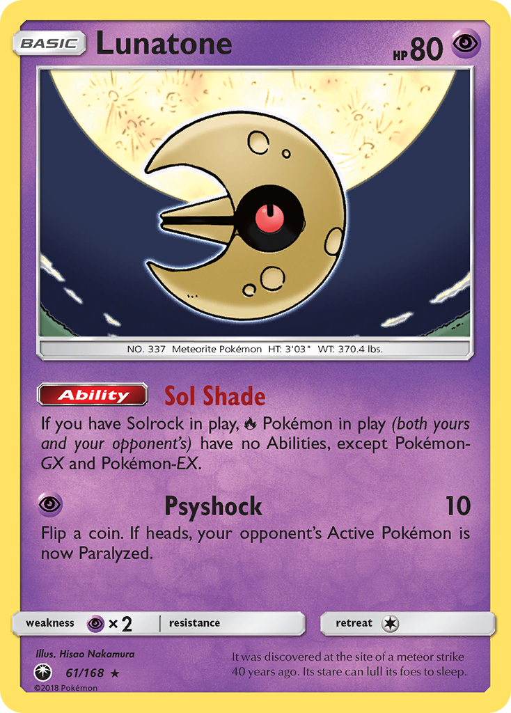 Lunatone (61/168) [Sun & Moon: Celestial Storm] | Exor Games New Glasgow