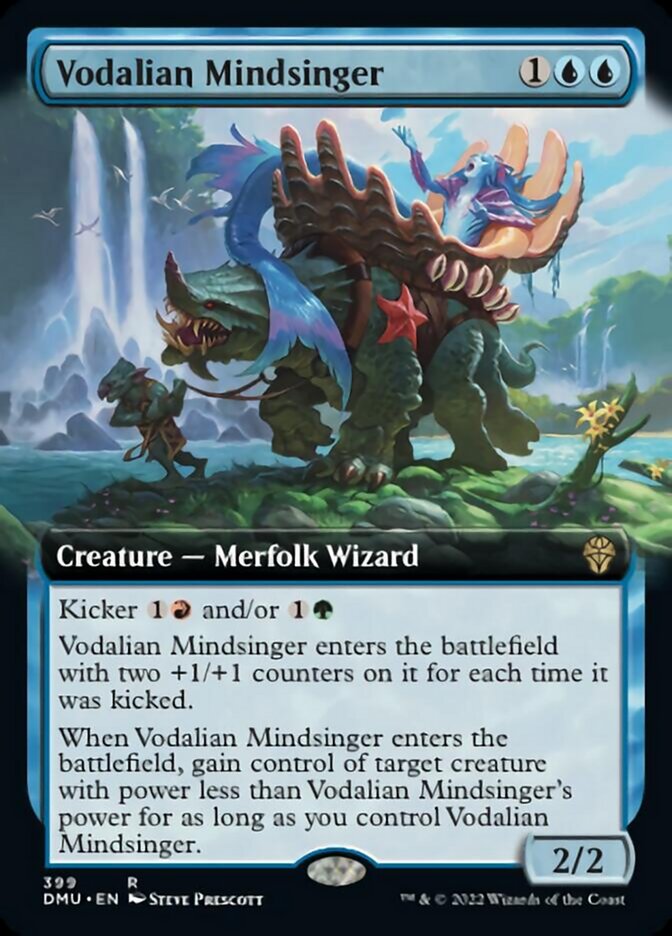 Vodalian Mindsinger (Extended Art) [Dominaria United] | Exor Games New Glasgow