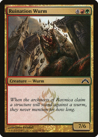 Ruination Wurm [Gatecrash] | Exor Games New Glasgow