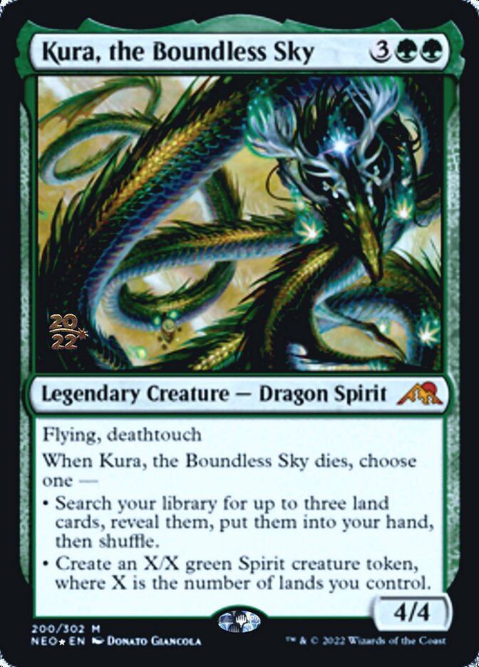 Kura, the Boundless Sky [Kamigawa: Neon Dynasty Prerelease Promos] | Exor Games New Glasgow