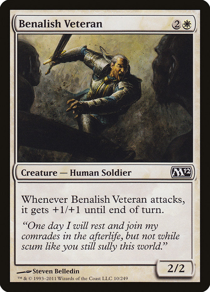 Benalish Veteran [Magic 2012] | Exor Games New Glasgow