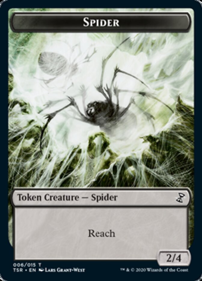 Spider Token [Time Spiral Remastered Tokens] | Exor Games New Glasgow