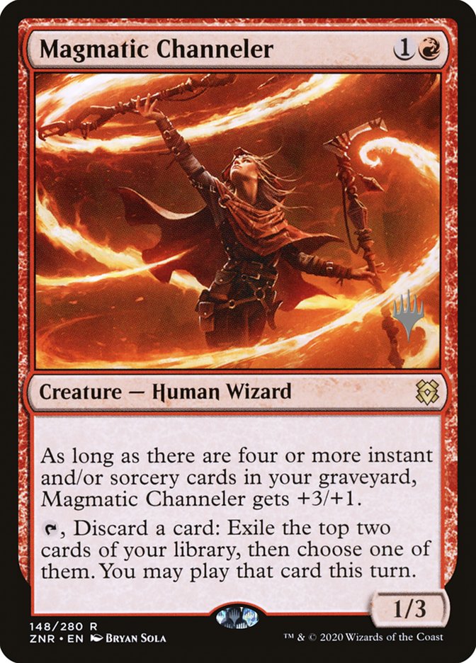 Magmatic Channeler (Promo Pack) [Zendikar Rising Promos] | Exor Games New Glasgow