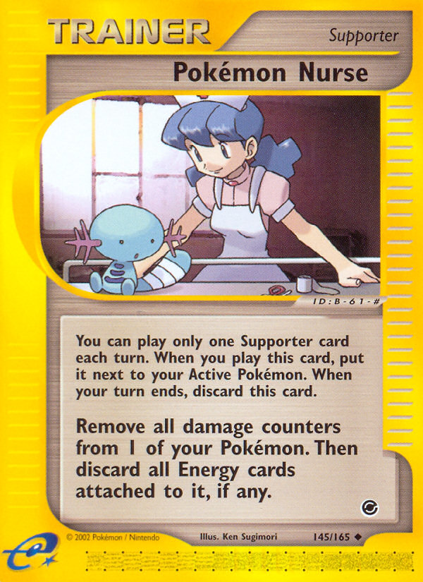 Pokemon Nurse (145/165) [Expedition: Base Set] | Exor Games New Glasgow