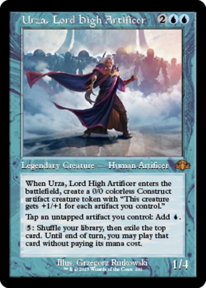 Urza, Lord High Artificer (Retro) [Dominaria Remastered] | Exor Games New Glasgow