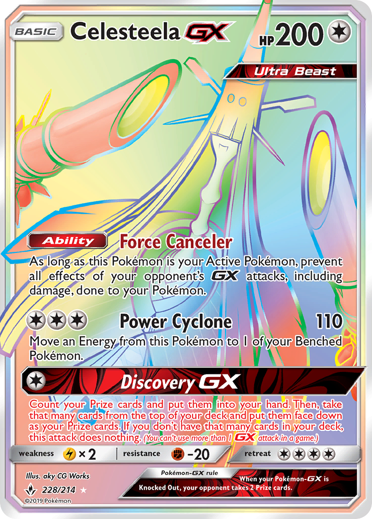 Celesteela GX (228/214) [Sun & Moon: Unbroken Bonds] | Exor Games New Glasgow