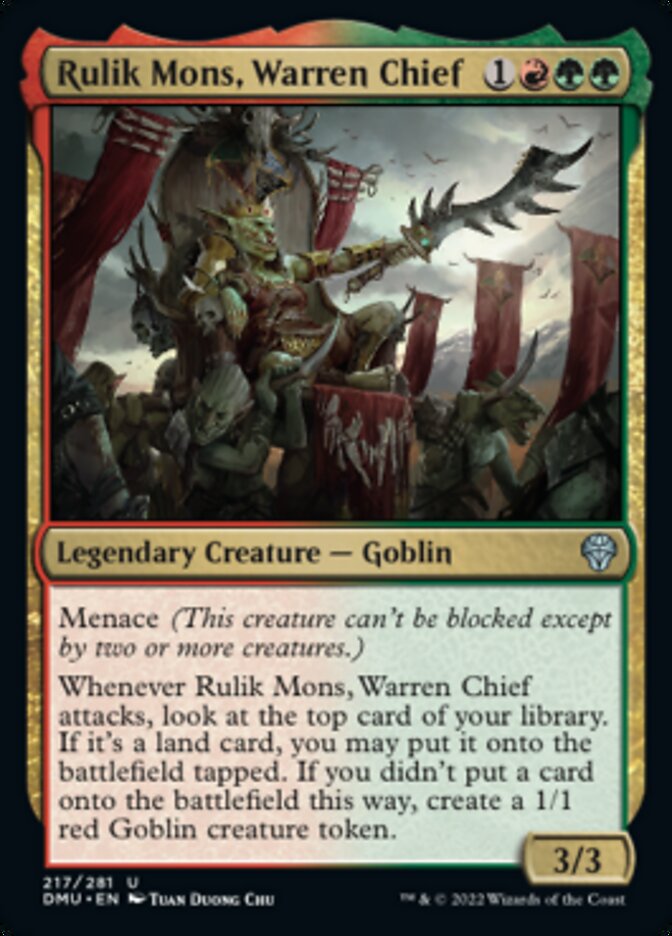 Rulik Mons, Warren Chief [Dominaria United] | Exor Games New Glasgow