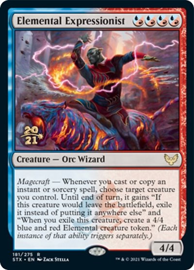 Elemental Expressionist [Strixhaven: School of Mages Prerelease Promos] | Exor Games New Glasgow