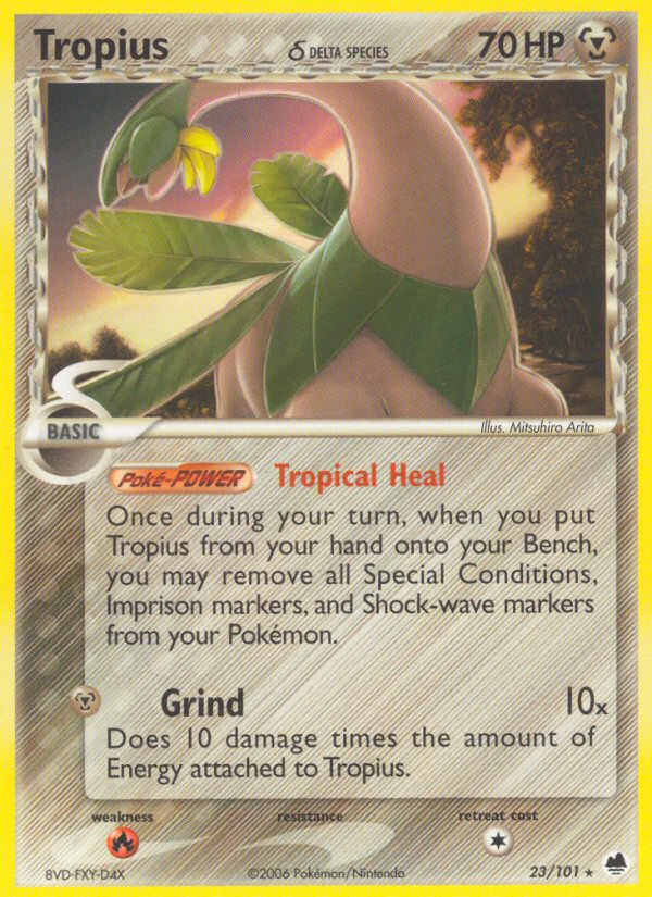 Tropius (23/101) (Delta Species) [EX: Dragon Frontiers] | Exor Games New Glasgow