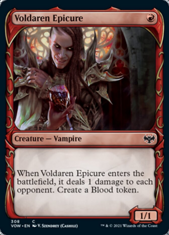 Voldaren Epicure (Showcase Fang Frame) [Innistrad: Crimson Vow] | Exor Games New Glasgow