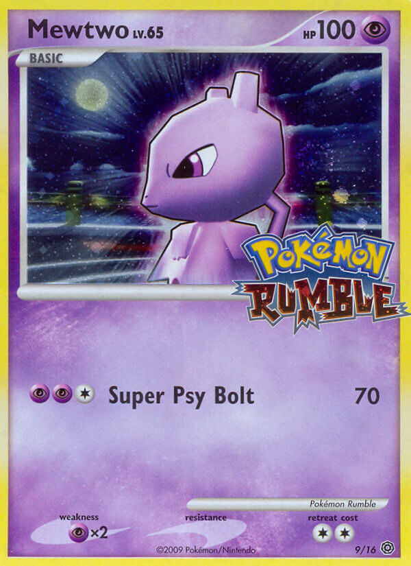 Mewtwo (9/16) [Pokémon Rumble] | Exor Games New Glasgow