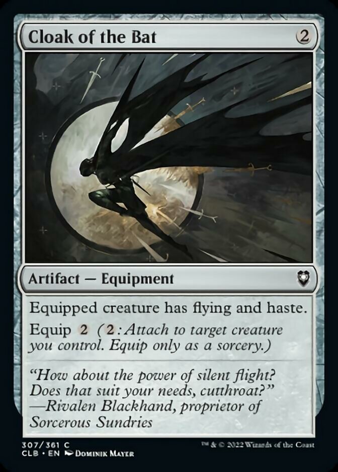Cloak of the Bat [Commander Legends: Battle for Baldur's Gate] | Exor Games New Glasgow