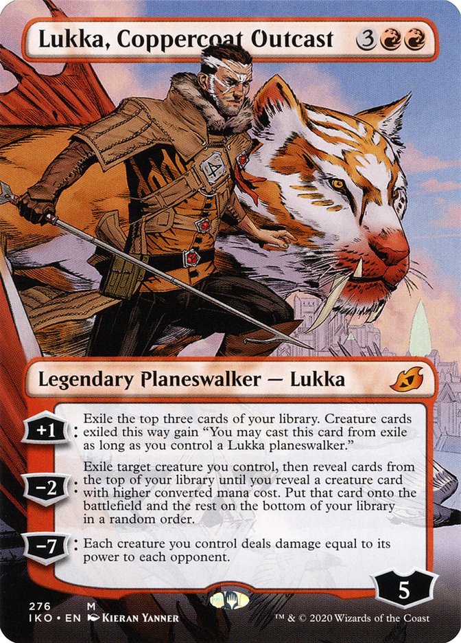 Lukka, Coppercoat Outcast (Borderless) [Ikoria: Lair of Behemoths] | Exor Games New Glasgow