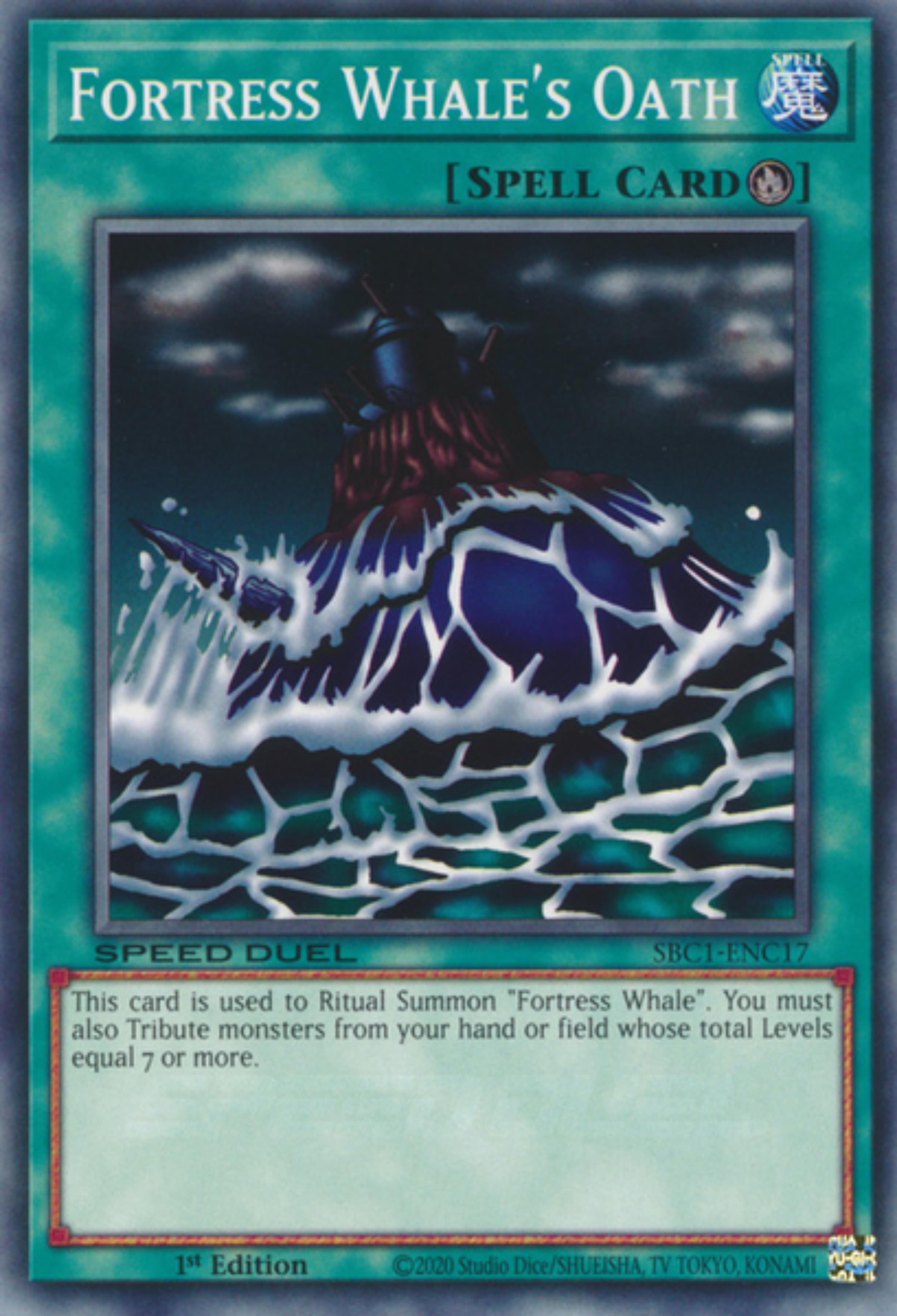 Fortress Whale's Oath [SBC1-ENC17] Common | Exor Games New Glasgow