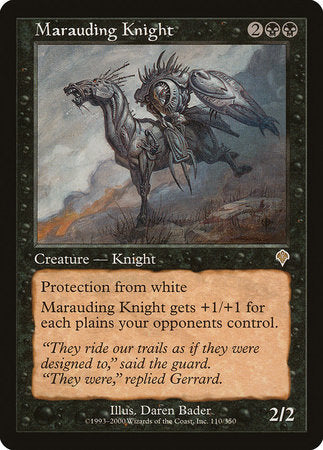 Marauding Knight [Invasion] | Exor Games New Glasgow