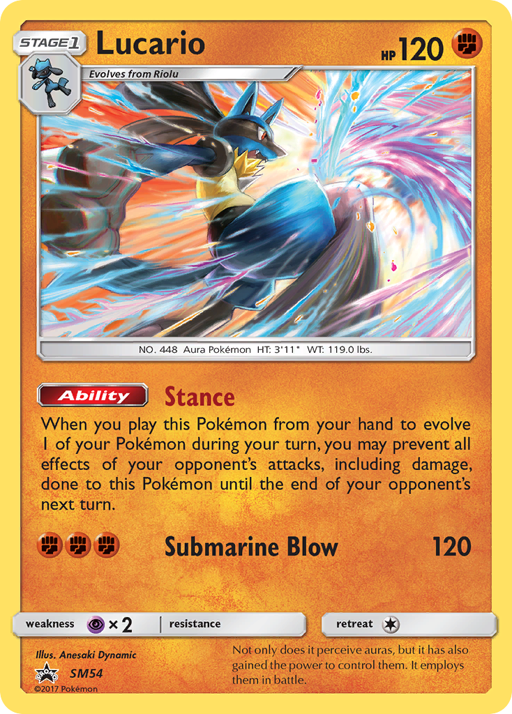 Lucario (SM54) [Sun & Moon: Black Star Promos] | Exor Games New Glasgow