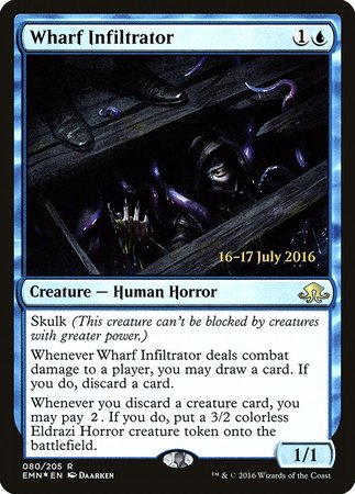 Wharf Infiltrator [Eldritch Moon Promos] | Exor Games New Glasgow