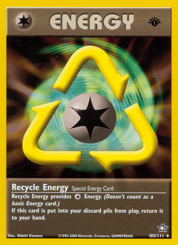 Recycle Energy (105/111) [Neo Genesis 1st Edition] | Exor Games New Glasgow