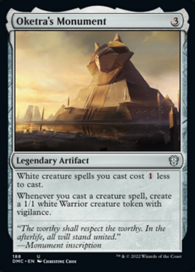 Oketra's Monument [Dominaria United Commander] | Exor Games New Glasgow