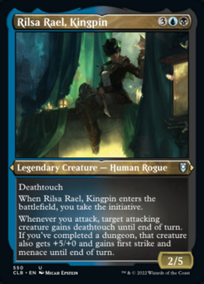 Rilsa Rael, Kingpin (Foil Etched) [Commander Legends: Battle for Baldur's Gate] | Exor Games New Glasgow