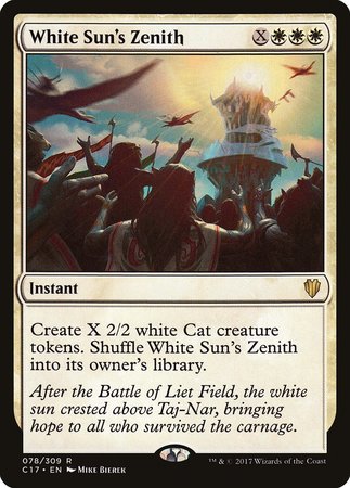 White Sun's Zenith [Commander 2017] | Exor Games New Glasgow