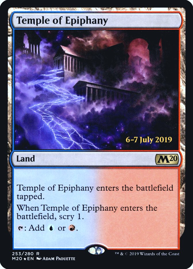 Temple of Epiphany  [Core Set 2020 Prerelease Promos] | Exor Games New Glasgow