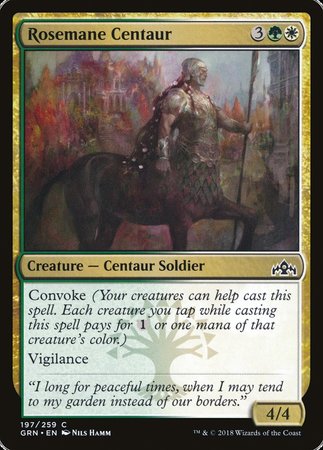 Rosemane Centaur [Guilds of Ravnica] | Exor Games New Glasgow