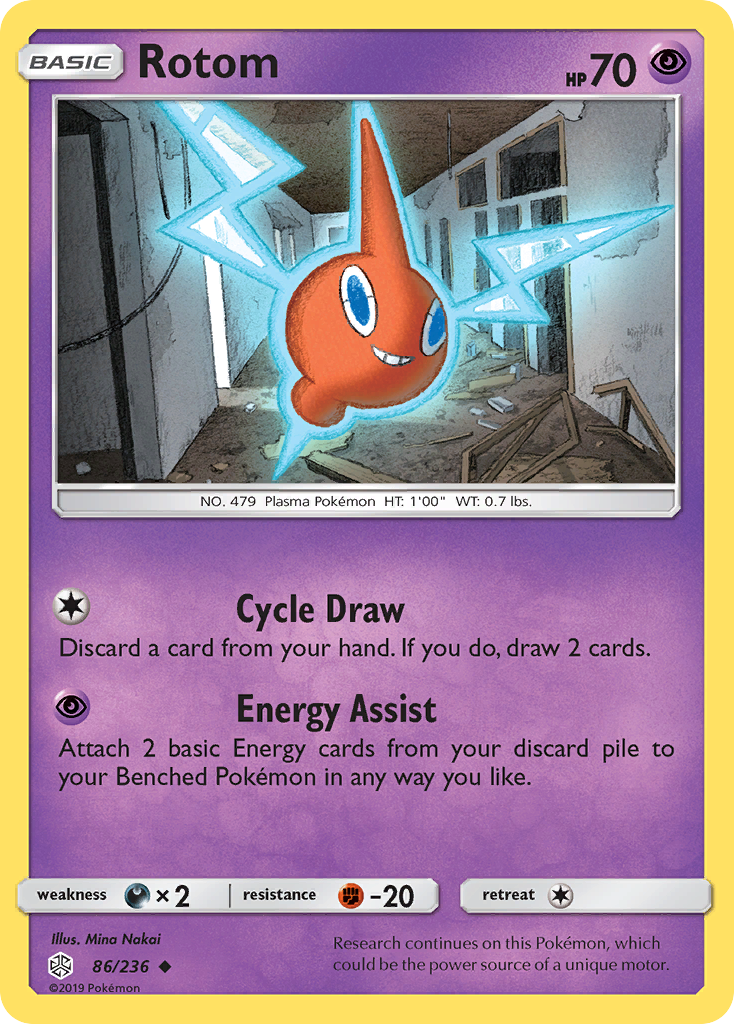 Rotom (86/236) [Sun & Moon: Cosmic Eclipse] | Exor Games New Glasgow