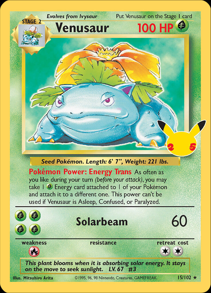 Venusaur (15/102) [Celebrations: 25th Anniversary - Classic Collection] | Exor Games New Glasgow