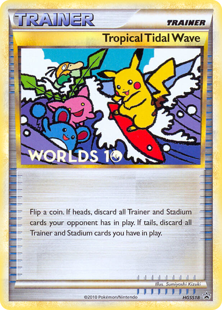 Tropical Tidal Wave (HGSS18) [HeartGold & SoulSilver: Black Star Promos] | Exor Games New Glasgow