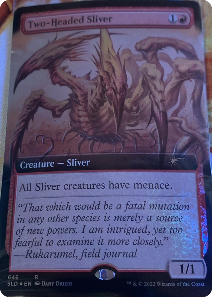 Two-Headed Sliver (Extended Art) [Secret Lair Drop Promos] | Exor Games New Glasgow