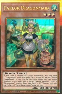 Parlor Dragonmaid [MAGO-EN023] Gold Rare | Exor Games New Glasgow