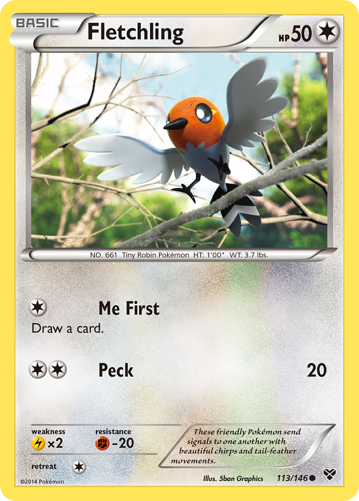 Fletchling (113/146) [XY: Base Set] | Exor Games New Glasgow