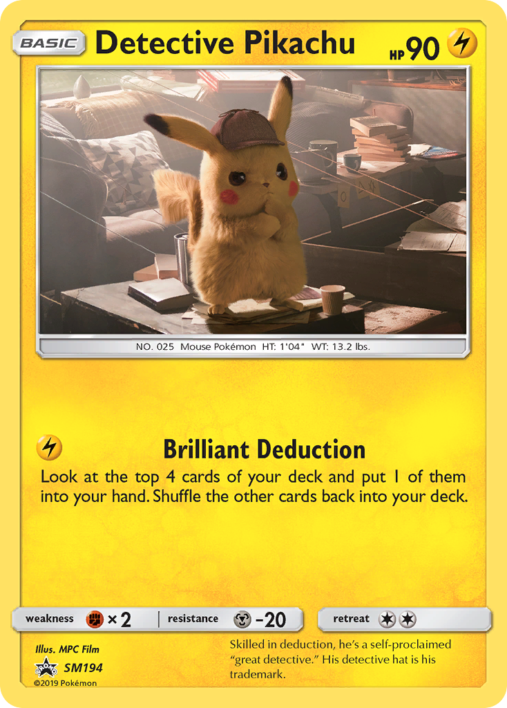 Detective Pikachu (SM194) [Sun & Moon: Black Star Promos] | Exor Games New Glasgow