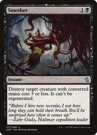 Smother [Duel Decks: Zendikar vs. Eldrazi] | Exor Games New Glasgow