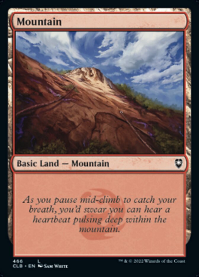 Mountain (466) [Commander Legends: Battle for Baldur's Gate] | Exor Games New Glasgow