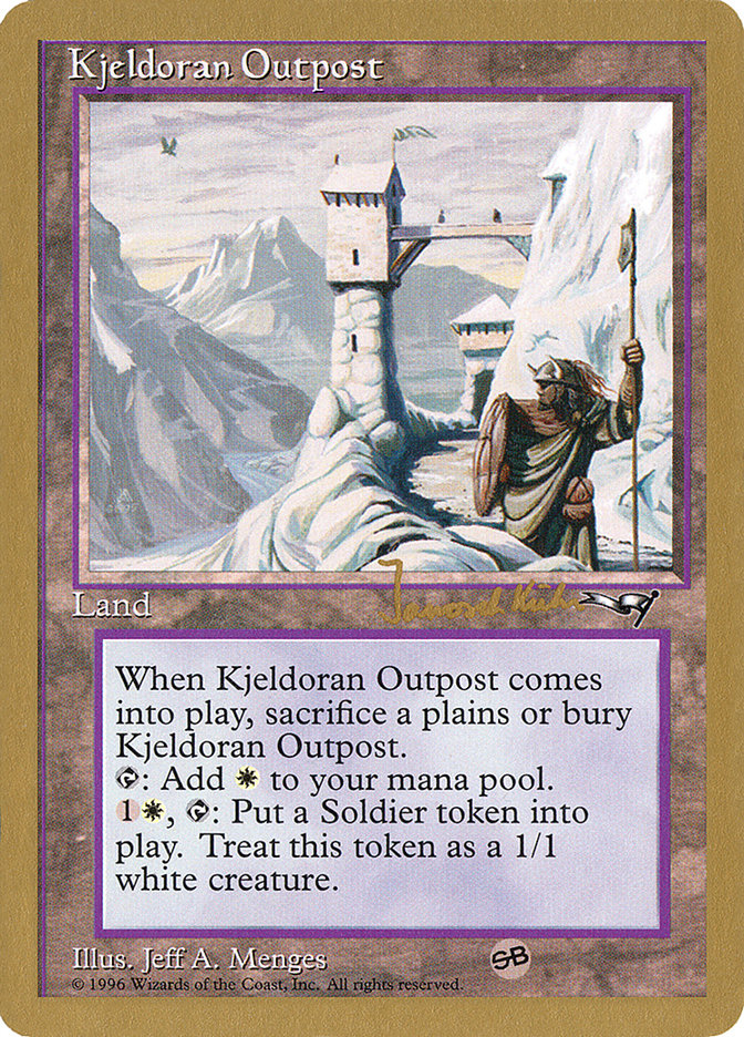 Kjeldoran Outpost (Janosch Kuhn) [World Championship Decks 1997] | Exor Games New Glasgow