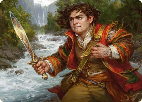 Frodo Baggins Art Card (16/81) [The Lord of the Rings: Tales of Middle-earth Art Series] | Exor Games New Glasgow