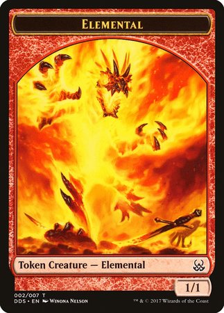 Elemental Token [Duel Decks: Mind vs. Might Tokens] | Exor Games New Glasgow